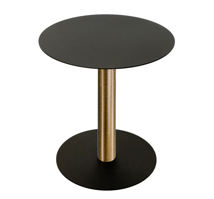 Столик журнальний Disco H Black/BrushGold1