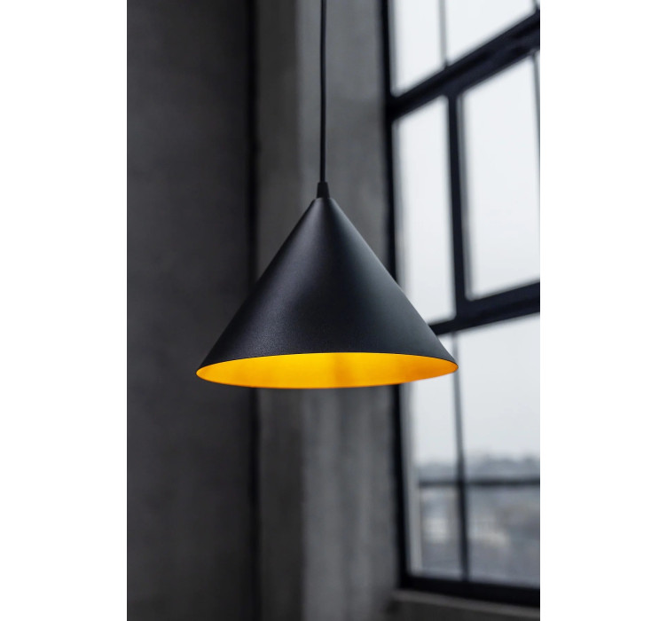 Світильник підвісний Mont P250 Black/Gold2