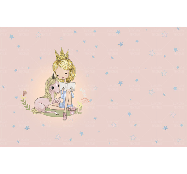 Безшовні дитячі фотошпалери My little princess1