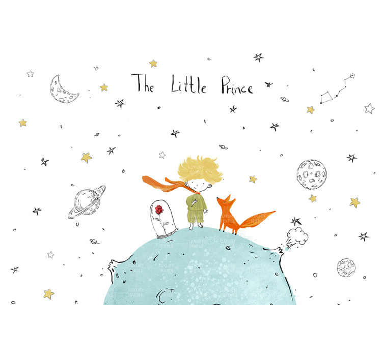 Безшовні дитячі фотошпалери The little prince1