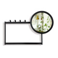 Вішалка настінна з дзеркалом Entry Kit3 755*1100 Black2