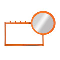 Вішалка настінна з дзеркалом Entry Kit3 755*1100 OrangeBrown 80231