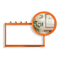 Вішалка настінна з дзеркалом Entry Kit3 755*1100 OrangeBrown 80232