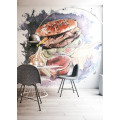 Дизайнерські шпалери "Burger"1