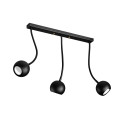 Світильник стельовий Bowl GU10 L90-3-450-GN Black2