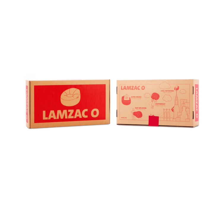 Надувне крісло Lamzac O Steel Grey5