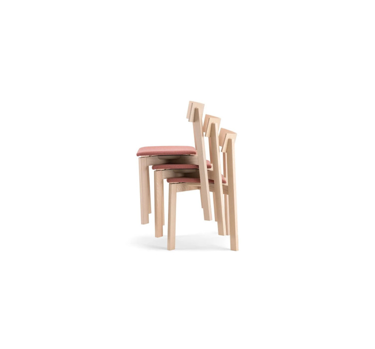 Стілець Ele 3232 Pink/Natural (3236.115SE ANT101)2