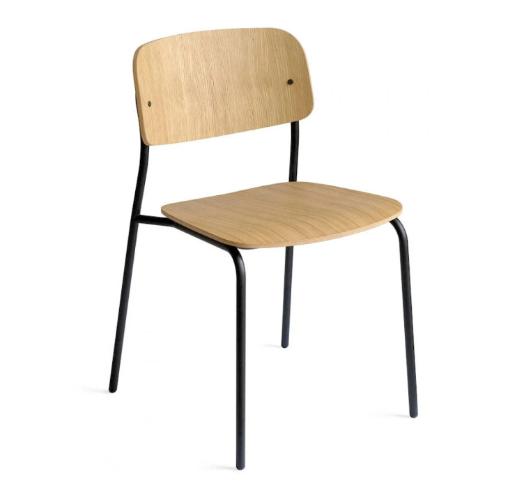 Стілець Daily 1 Black Natural Oak1