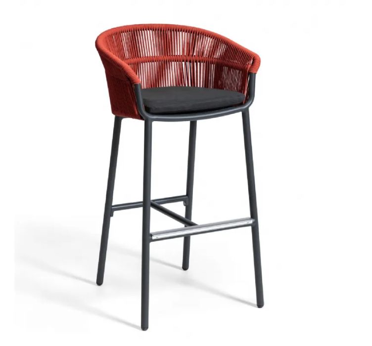 Барне крісло Lake Anthracite Red (656-RED)1