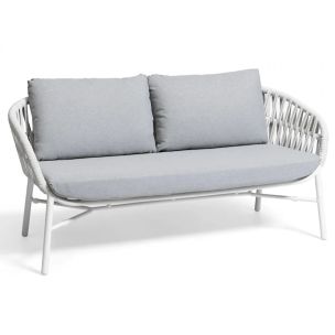 Двомісний диван Manila White Silver (568-BCO31)