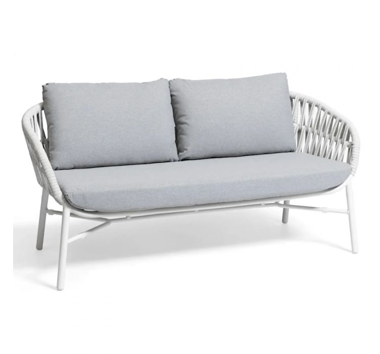 Двомісний диван Manila White Silver (568-BCO31)1