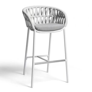 Барне крісло Manila White Silver (664-BCO31)