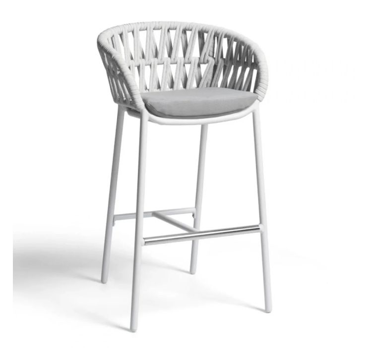 Барне крісло Manila White Silver (664-BCO31)1
