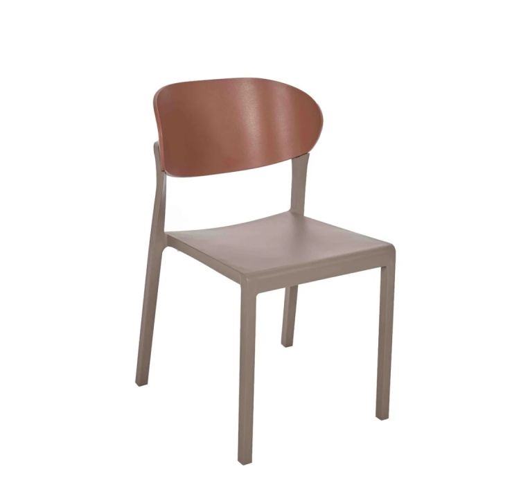 Стул Bake TAUPE/TERRACOTA1