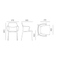 Обіднє крісло Rimo FRIK658 Agate Grey (FRIK658-423U)3