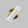 Настенный двойной светильник Brass White3