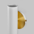 Настенный двойной светильник Brass White5