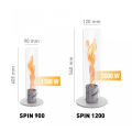 Настільний камін Spin 900 grey7