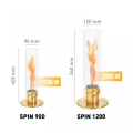Настільний камін Spin 900 Gold8