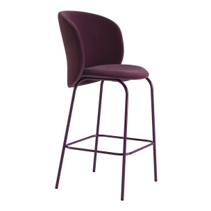 Стілець напівбарний Lilo Exclusive Deep Plum
