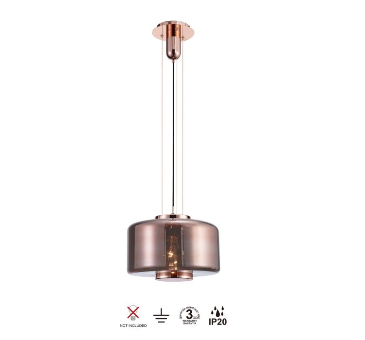 Великий підвісний світильник Mantra JARRAS 1L Grande Cobre (E27)2