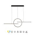 Світлодіодна підвісна люстра Mantra KITESURF Negro 50W2