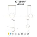 Підвісна люстра MANTRA Kitesurf Blanco Lampara 48W3