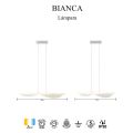 Підвісний світлодіодний світильник BIANCA COLGANTE LED GRANDE6