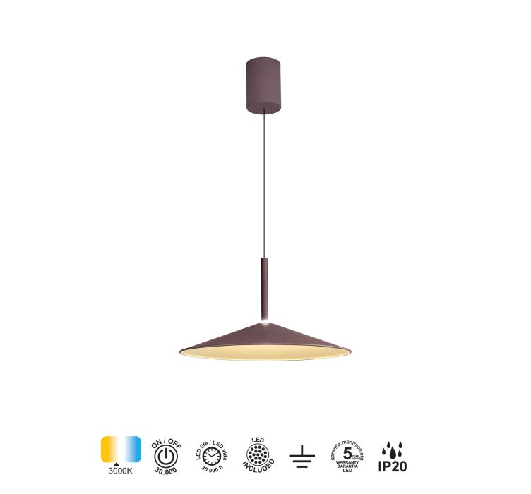Підвісний світильник CALICE COLGANTE GRANDE LED 1L - CAFÉ6
