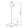 Підвісний світильник CALICE COLGANTE GRANDE LED 1L - CENIZA7