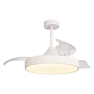 Стельовий вентилятор з LED-освітленням MANTRA ALASKA (Blanco)