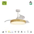 Стельовий вентилятор з LED-освітленням MANTRA ALASKA (Ilumitation Wood)2