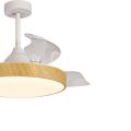 Стельовий вентилятор з LED-освітленням MANTRA ALASKA (Ilumitation Wood)3