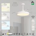 Стельовий вентилятор з LED-освітленням MANTRA ALASKA 45W (Blanco)4