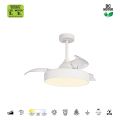 Стельовий вентилятор з LED-освітленням MANTRA ALASKA 45W (Blanco)3