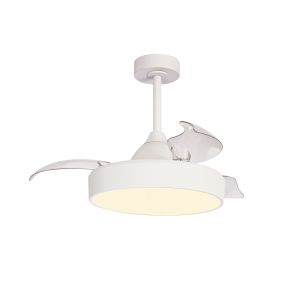 Стельовий вентилятор з LED-освітленням MANTRA ALASKA 45W (Blanco)