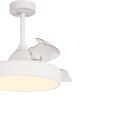 Стельовий вентилятор з LED-освітленням MANTRA ALASKA 45W (Blanco)2
