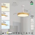Стельовий вентилятор з LED-освітленням MANTRA ALASKA 45W (Ilumitation Wood)4
