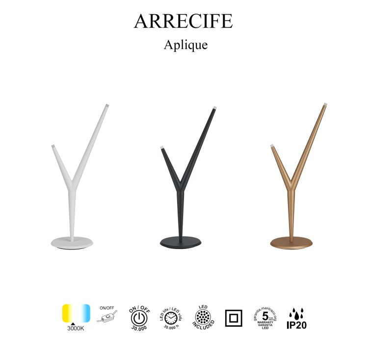 Настільна лампа ARRECIFE SOBREMESA (2 L) BLANCO5