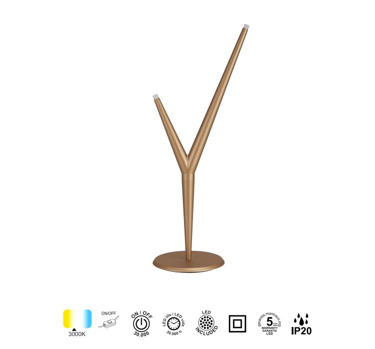 Настільна лампа ARRECIFE SOBREMESA (2 L) ORO5