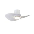 Стельовий світильник-вентилятор із LED-підсвіткою NENUFAR Blanco1