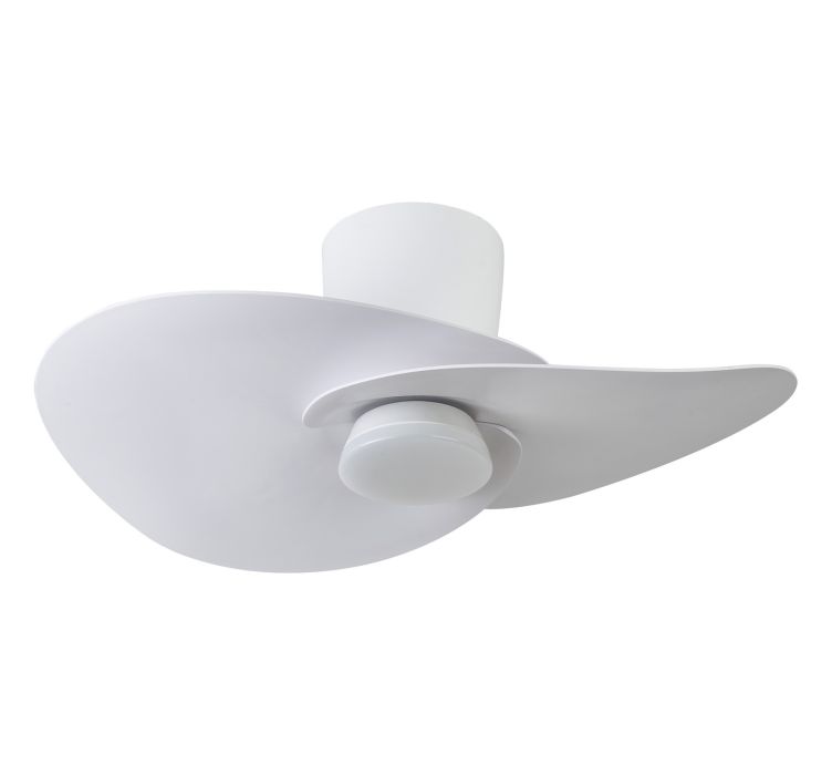 Стельовий світильник-вентилятор із LED-підсвіткою NENUFAR Blanco7