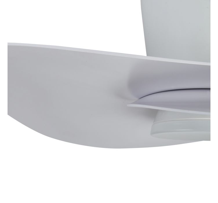 Стельовий світильник-вентилятор із LED-підсвіткою NENUFAR Blanco9