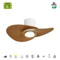 Стельовий світильник-вентилятор із LED-підсвіткою NENUFAR Blanco-Madera6