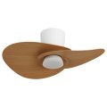 Стельовий світильник-вентилятор із LED-підсвіткою NENUFAR Blanco-Madera7