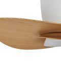 Стельовий світильник-вентилятор із LED-підсвіткою NENUFAR Blanco-Madera9