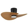 Стельовий світильник-вентилятор із LED-підсвіткою NENUFAR Negro-Madera4