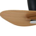 Стельовий світильник-вентилятор із LED-підсвіткою NENUFAR Negro-Madera5