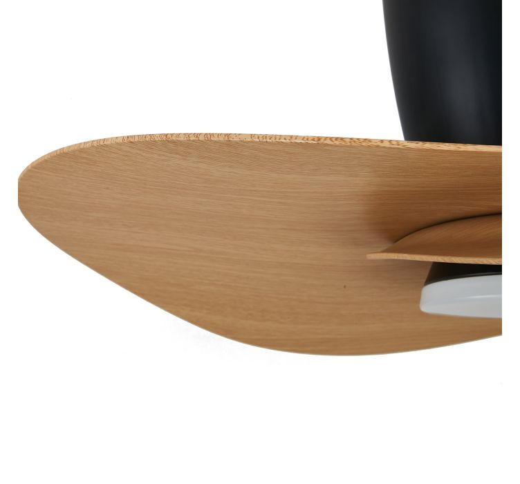 Стельовий світильник-вентилятор із LED-підсвіткою NENUFAR Negro-Madera5