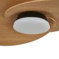 Стельовий світильник-вентилятор із LED-підсвіткою NENUFAR Negro-Madera6